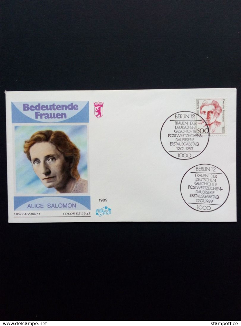 BERLIN MI-NR. 830 FDC BERÜHMTE FRAUEN 1989 ALICE SALOMON FRAUENRECHTLERIN - Other & Unclassified