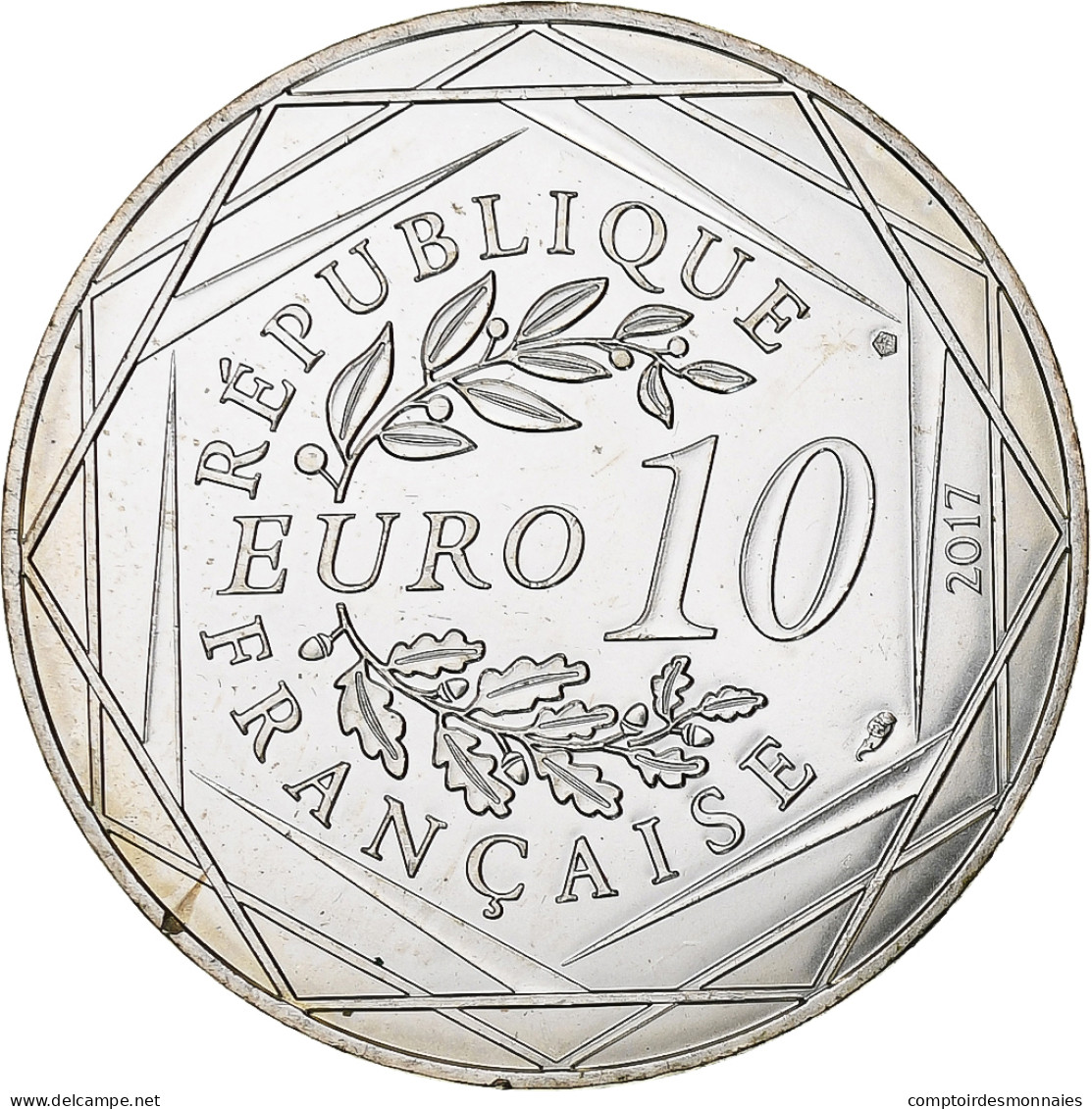 France, 10 Euro, L'Aquitaine Nouvelle, 2017, Monnaie De Paris, SPL, Argent - France