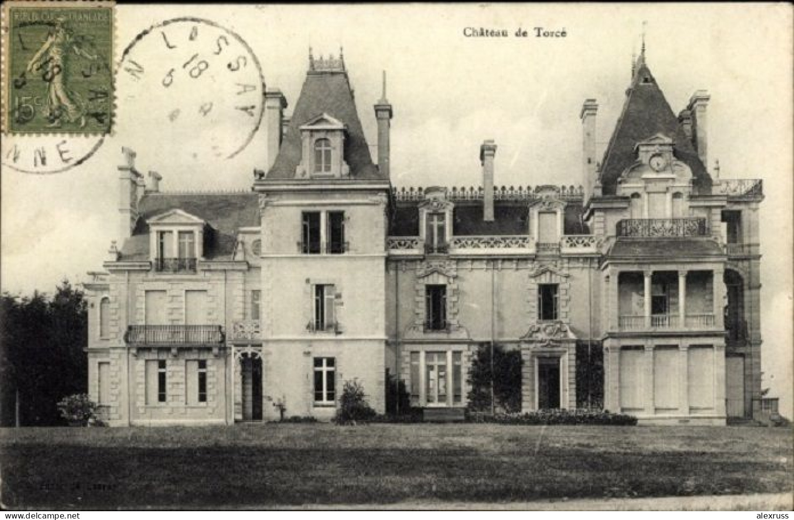 France 1910 Postcard Lassay Mayenne, Chateau De Torce, VF Posted - Lassay Les Chateaux