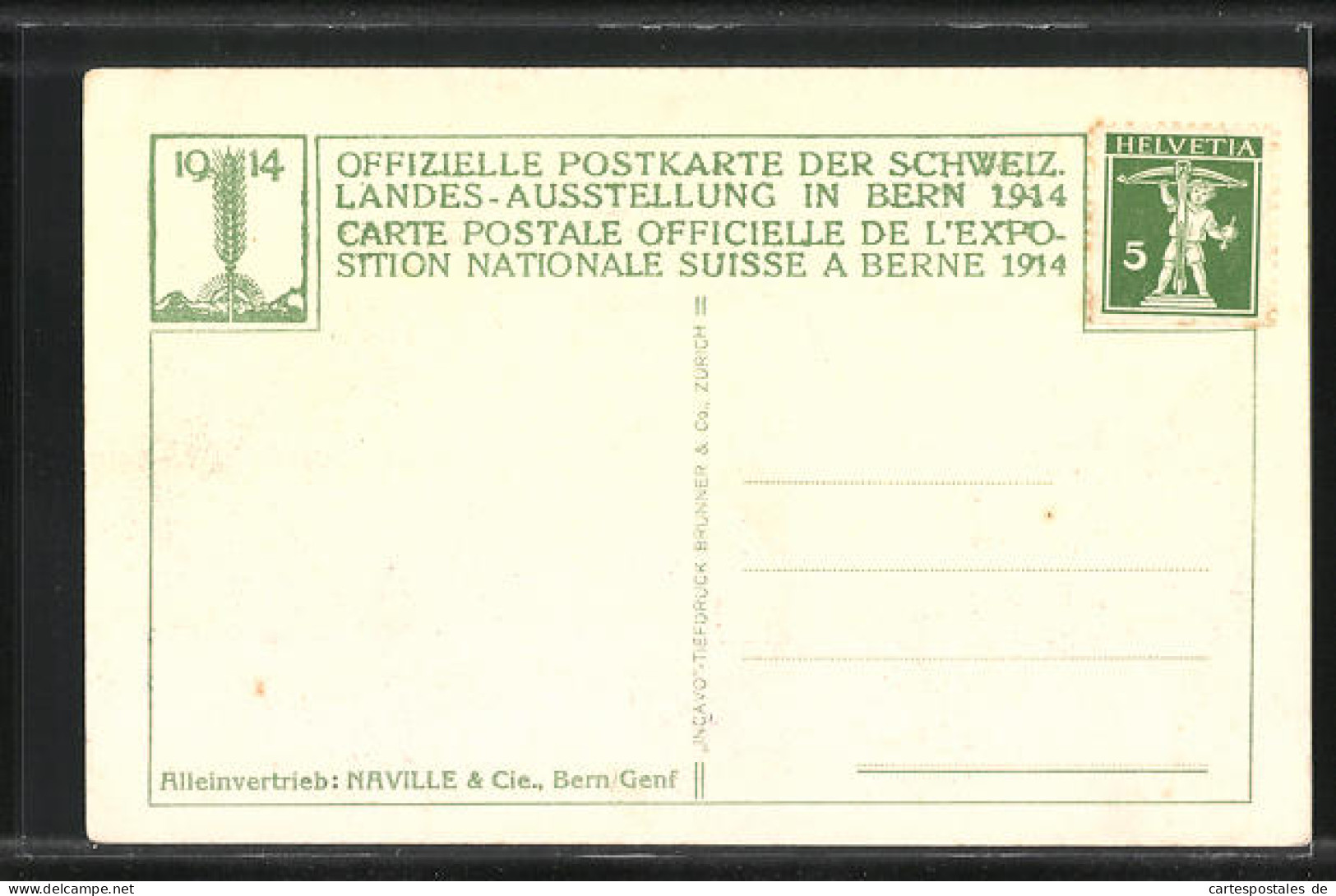 AK Bern, Schweizerische Landesausstellung 1914, Hospes  - Expositions