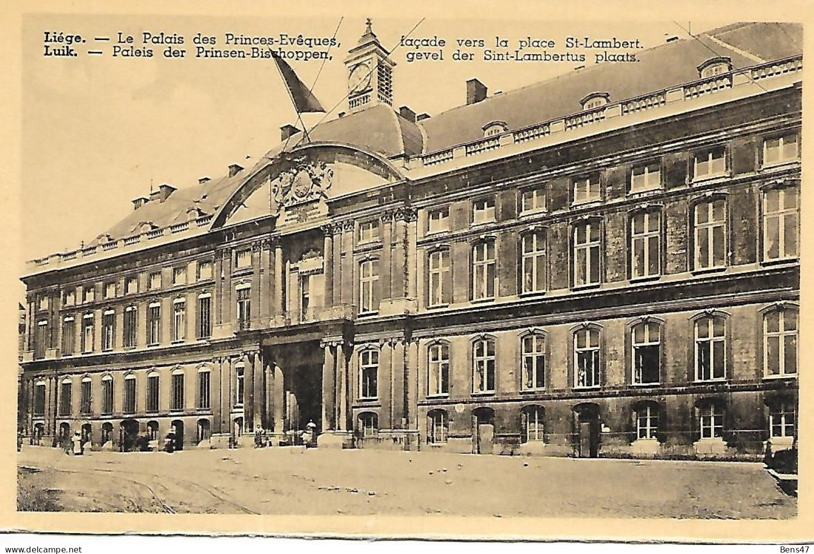 Liège Le Palais Des Princes-Evêques Façade Vers La Place St-Lambert - Liège