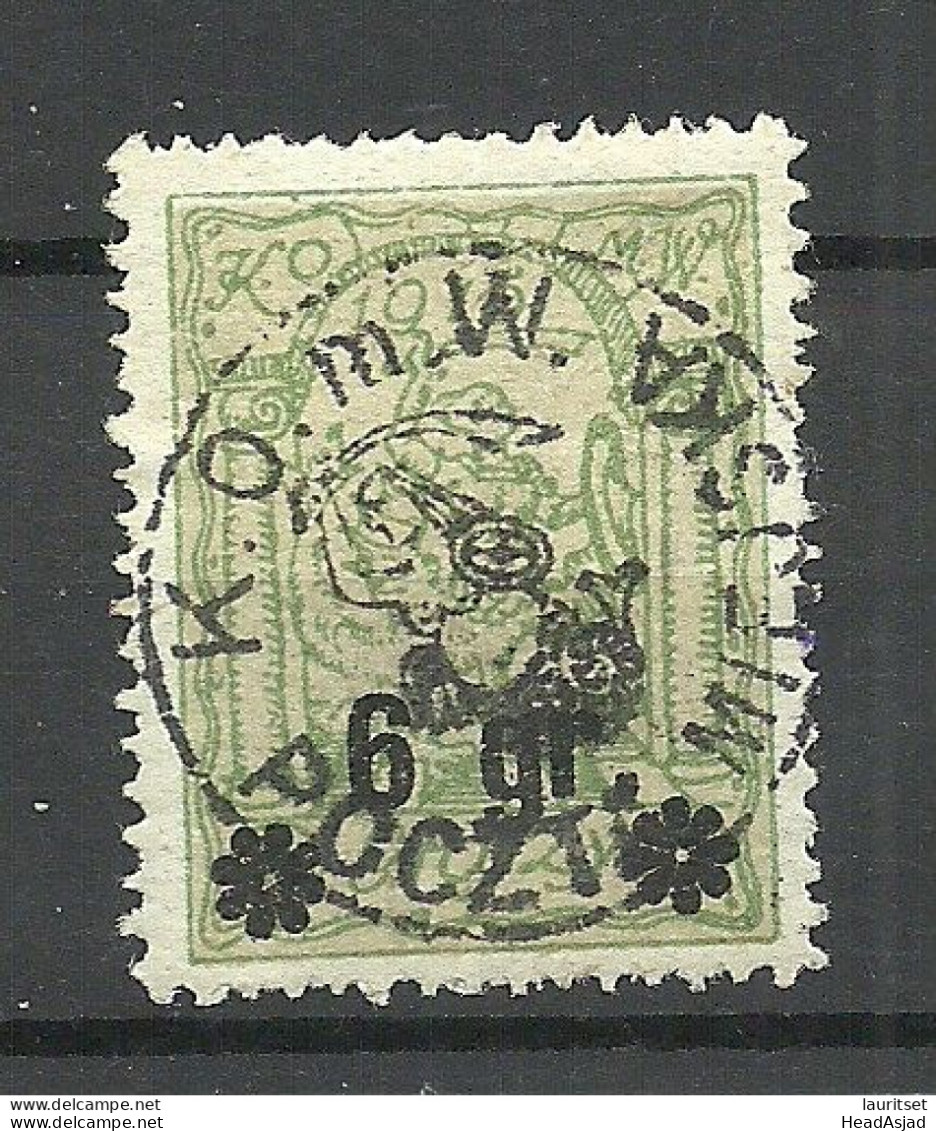 POLEN Poland 1915 Stadtpost Warschau Michel 10 O Nice Cancel - Gebraucht