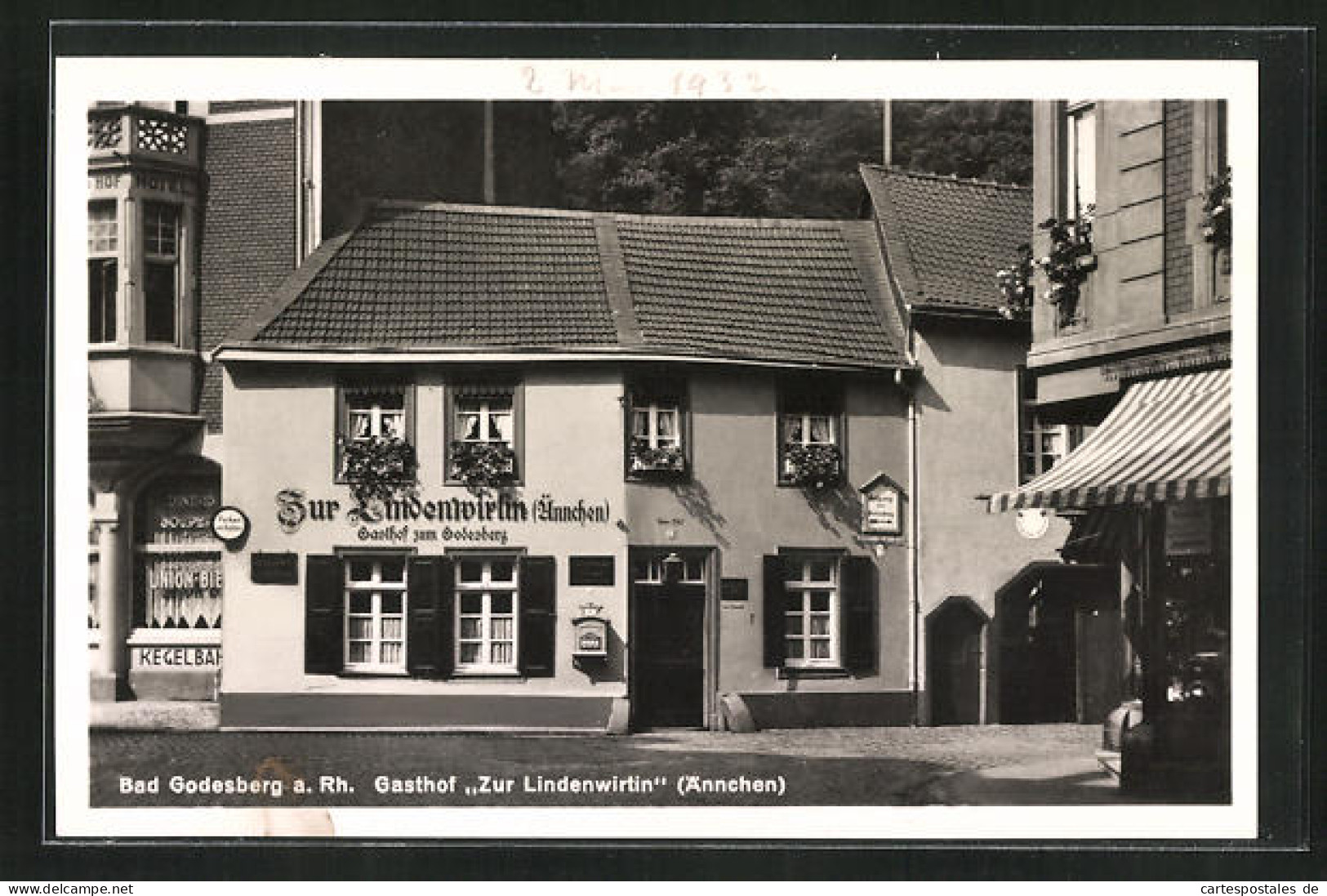 AK Bad Godesberg A. Rh., Gasthof Zur Lindenwirtin Ännchen  - Andere & Zonder Classificatie