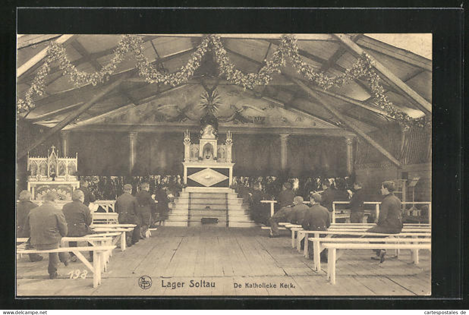 AK Soltau, Lager, De Katholieke Kerk  - Guerre 1914-18