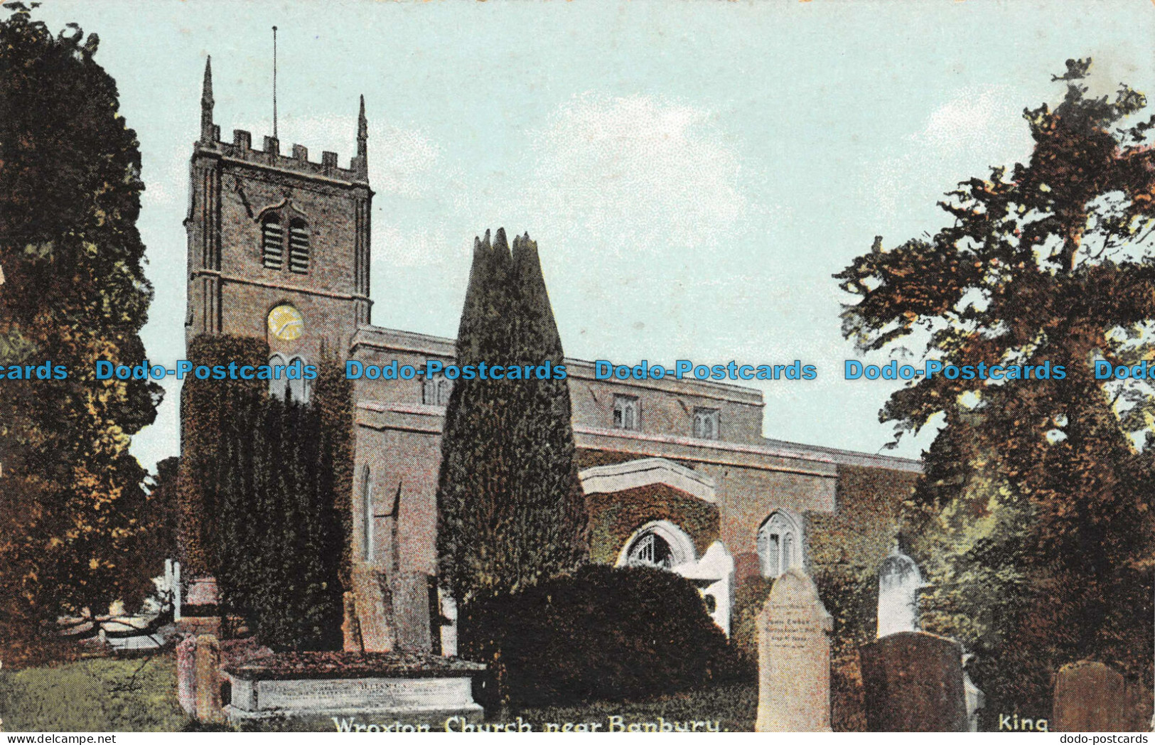 R100671 Wroxton Church. Near Banbury. King. Fine Art Post Card. Christian Novels - Monde