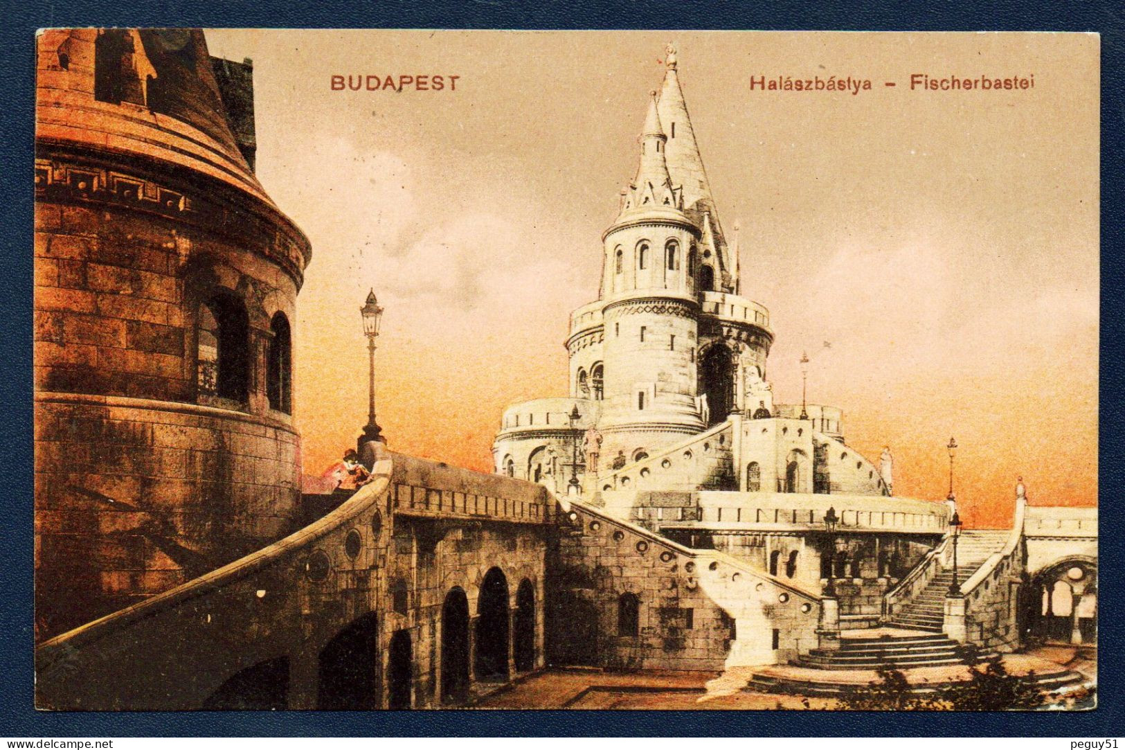 Hongrie. Budapest. Bastion Des Pêcheurs (1899-1902 Frigyes Schulek). 1914 - Hongrie