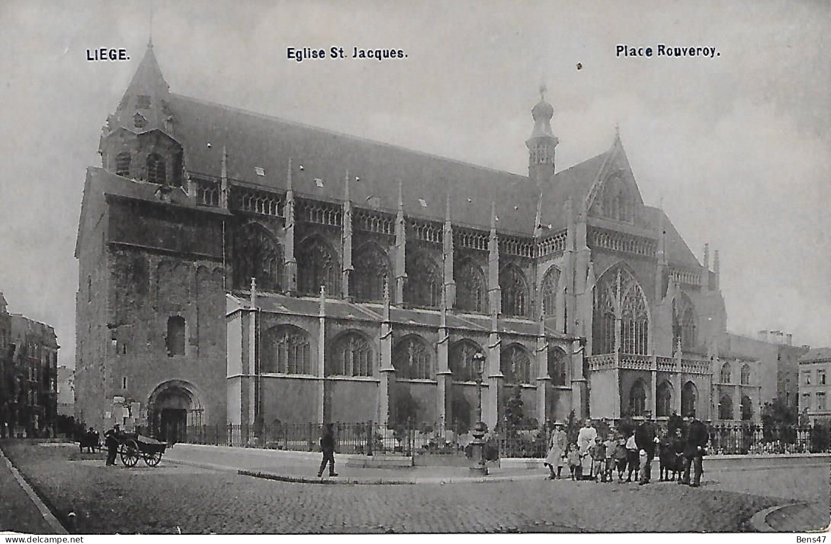 Liège Eglise St Jacques Place Rouveroy - Liege