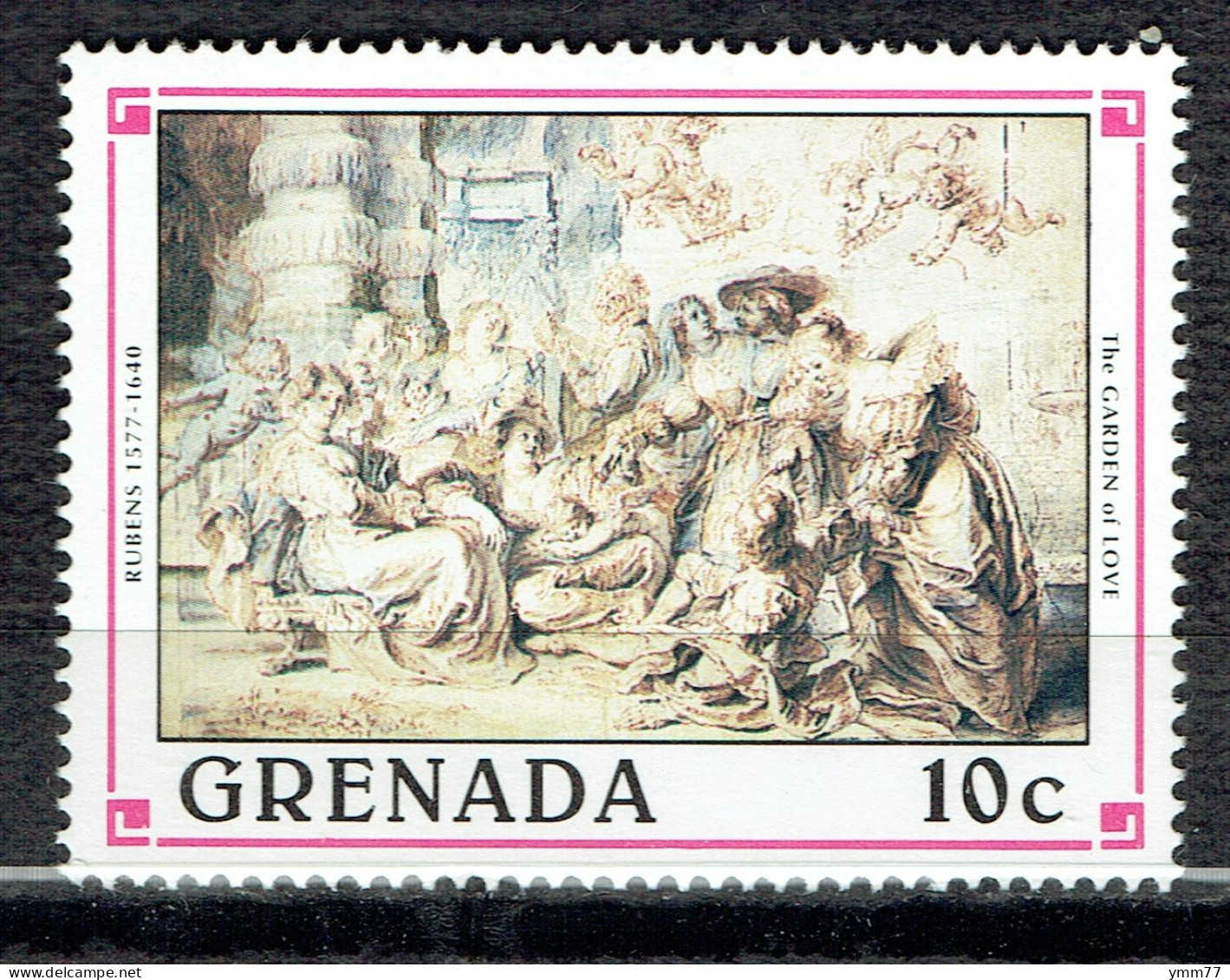 350ème Anniversaire De La Mort De Rubens : "Le Jardin D'Amour" - Grenade (1974-...)