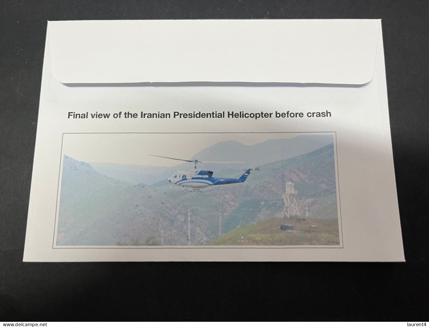 21-5-2024 (5 Z 42) Following A Dam Opening, Iran President Ibrahim Raisi Died In A Helicopter Crash (with OZ Stamp) - Iran