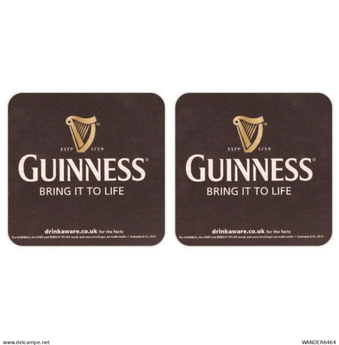 GUINNESS BREWERY  BEER  MATS - COASTERS #0031 - Sotto-boccale