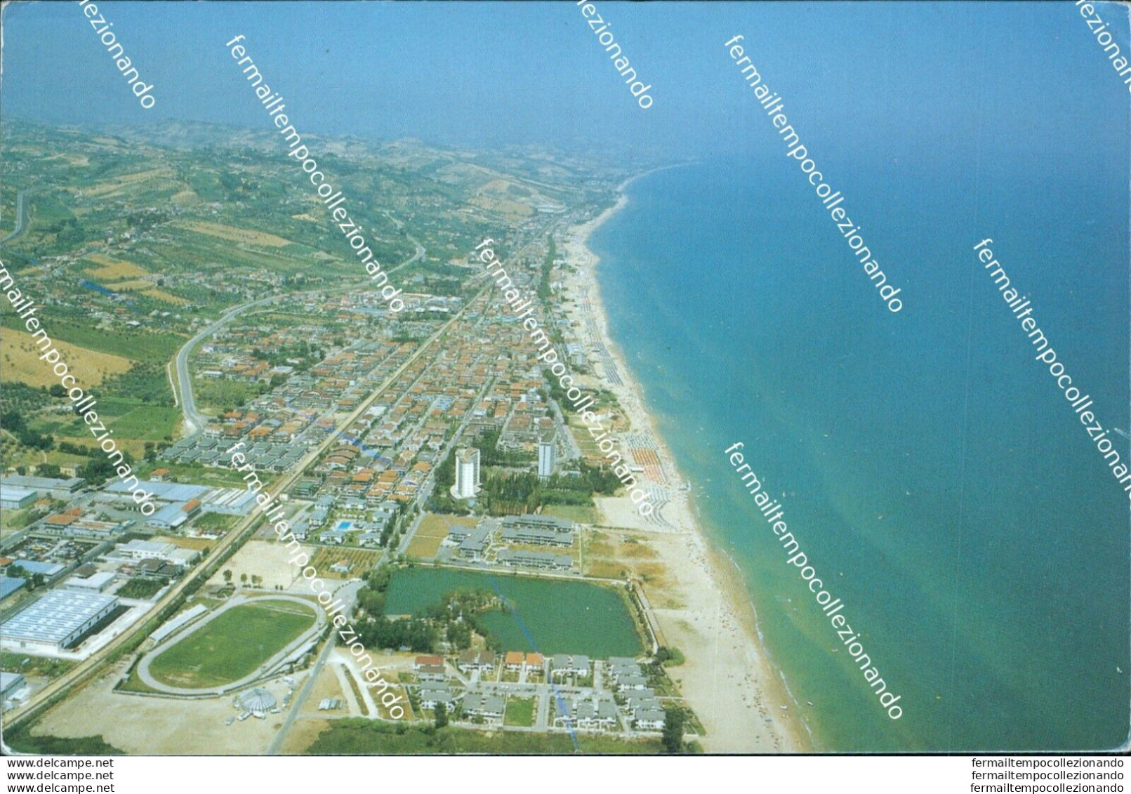 Bn442 Cartolina Silvi Marina Stadio Provincia Di Teramo - Teramo