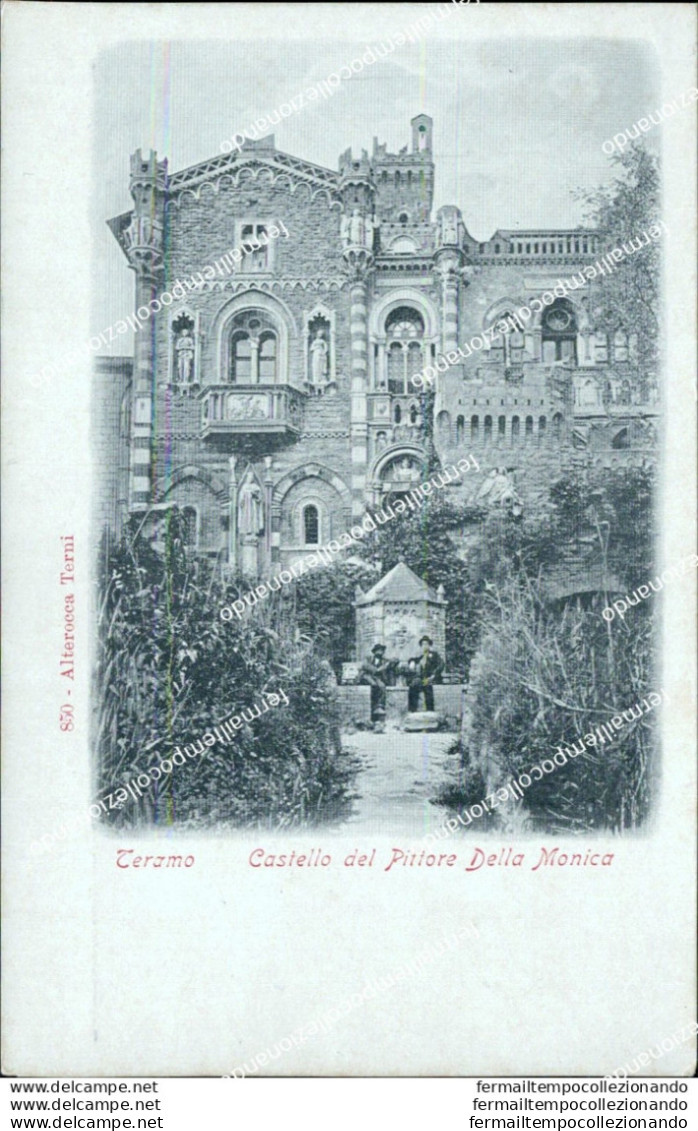 Bn395  Cartolina Teramo  Citta' Castello Del Pittore Della Monica - Teramo