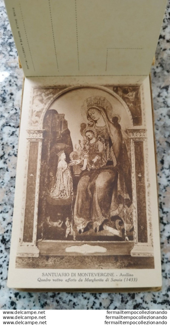bu95 montevergine libretto 20 cartoline album IV avellino campania