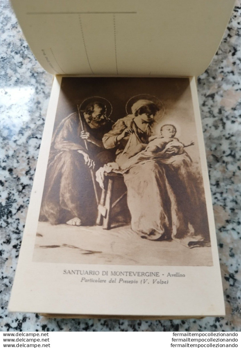 bu95 montevergine libretto 20 cartoline album IV avellino campania