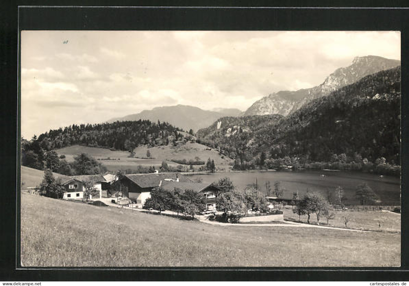 AK Bad Reichenhall, Café & Gaststätte Madlbauer, Thumsee  - Bad Reichenhall