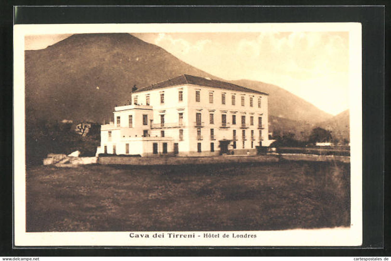 Cartolina Cava De` Tirreni, Hotel De Londres  - Cava De' Tirreni