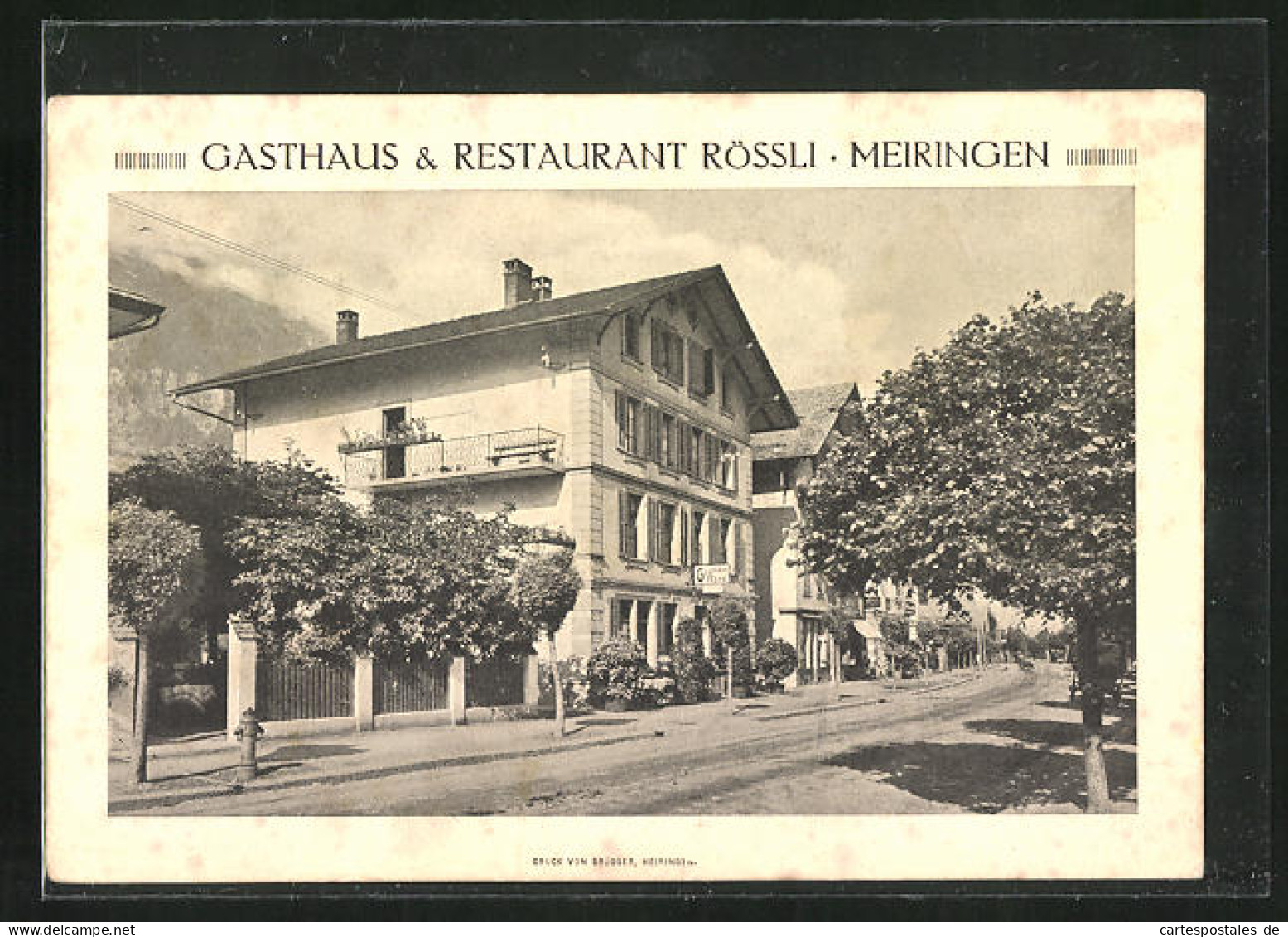 AK Meiringen, Gasthaus & Restaurant Rössli  - Meiringen