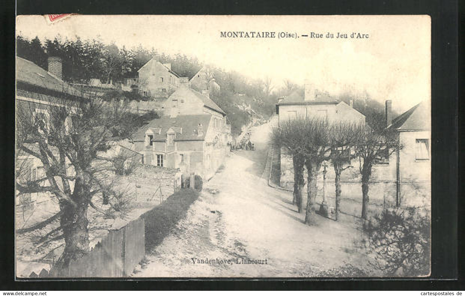 CPA Montataire, Rue Du Jeu D`Arc  - Montataire