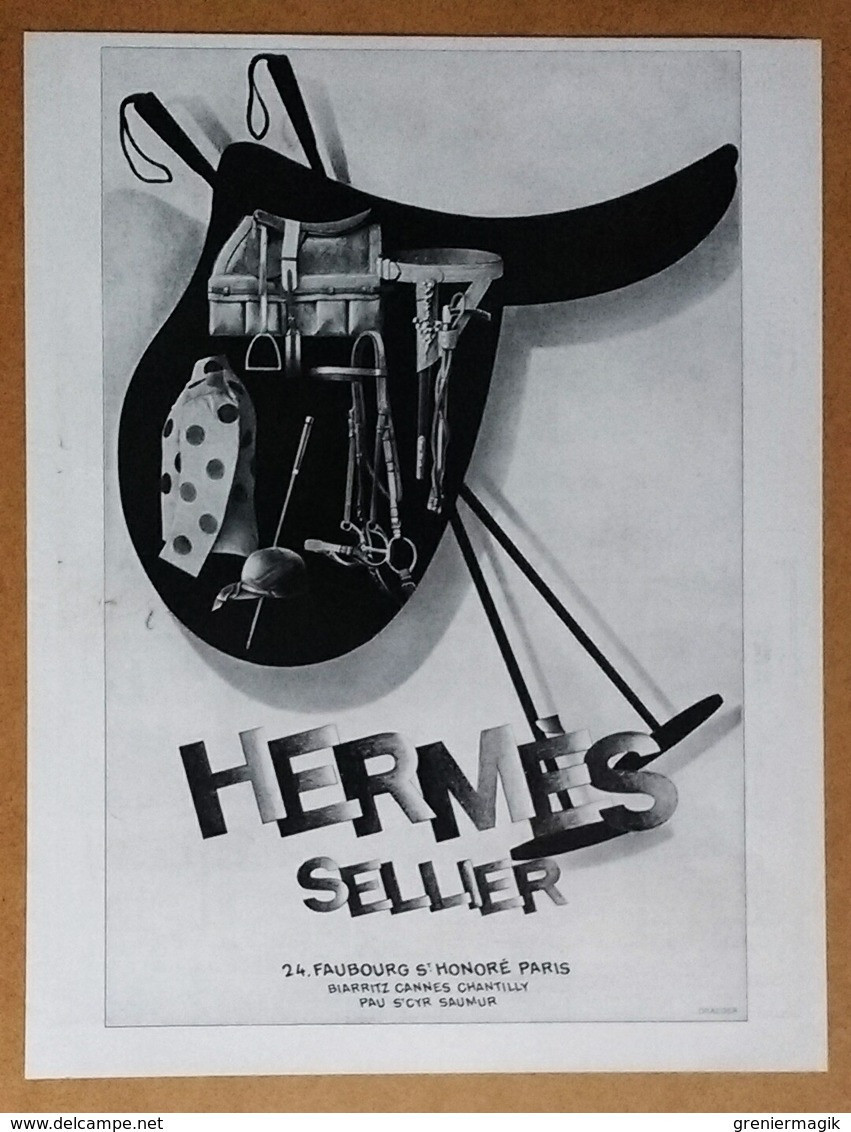 Publicité Hermès Sellier (Années 1920 - Golf, équitation...) - Dentol Par Poulbot - Le Graissage Alcyl (automobile) - Reclame