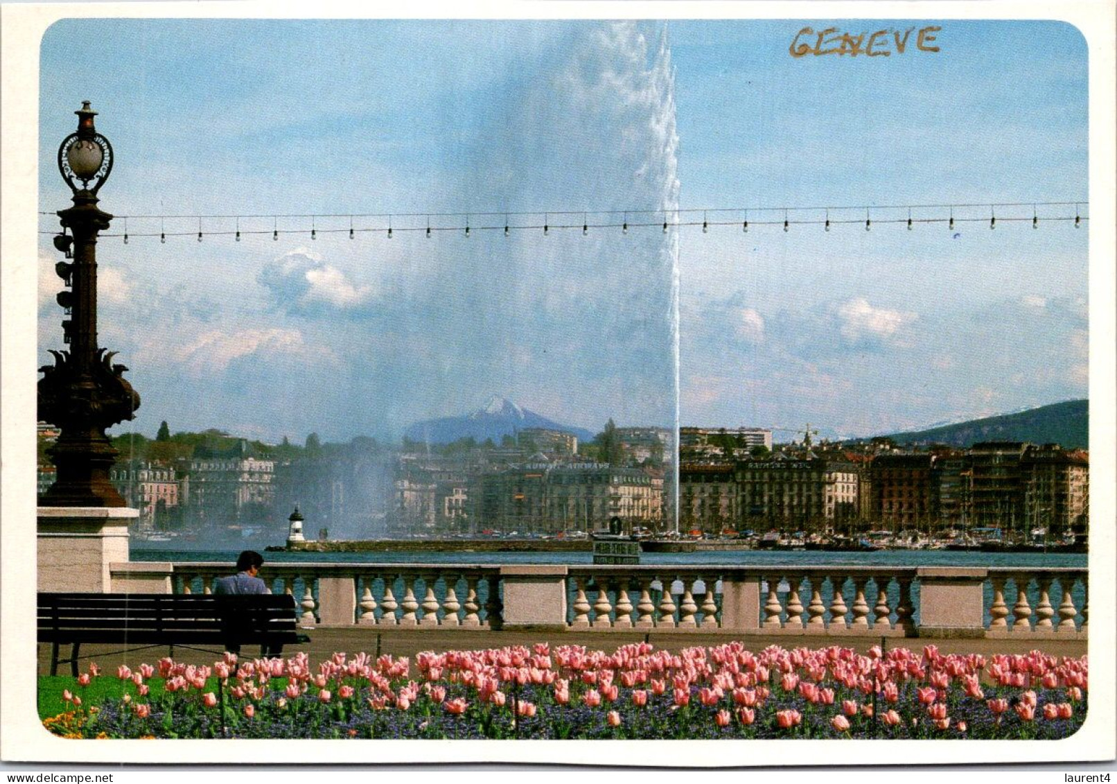 21-5-2024 (5 Z 43) Switzerland - Geneva Lighthouse (phare) & Water Jet - Phares