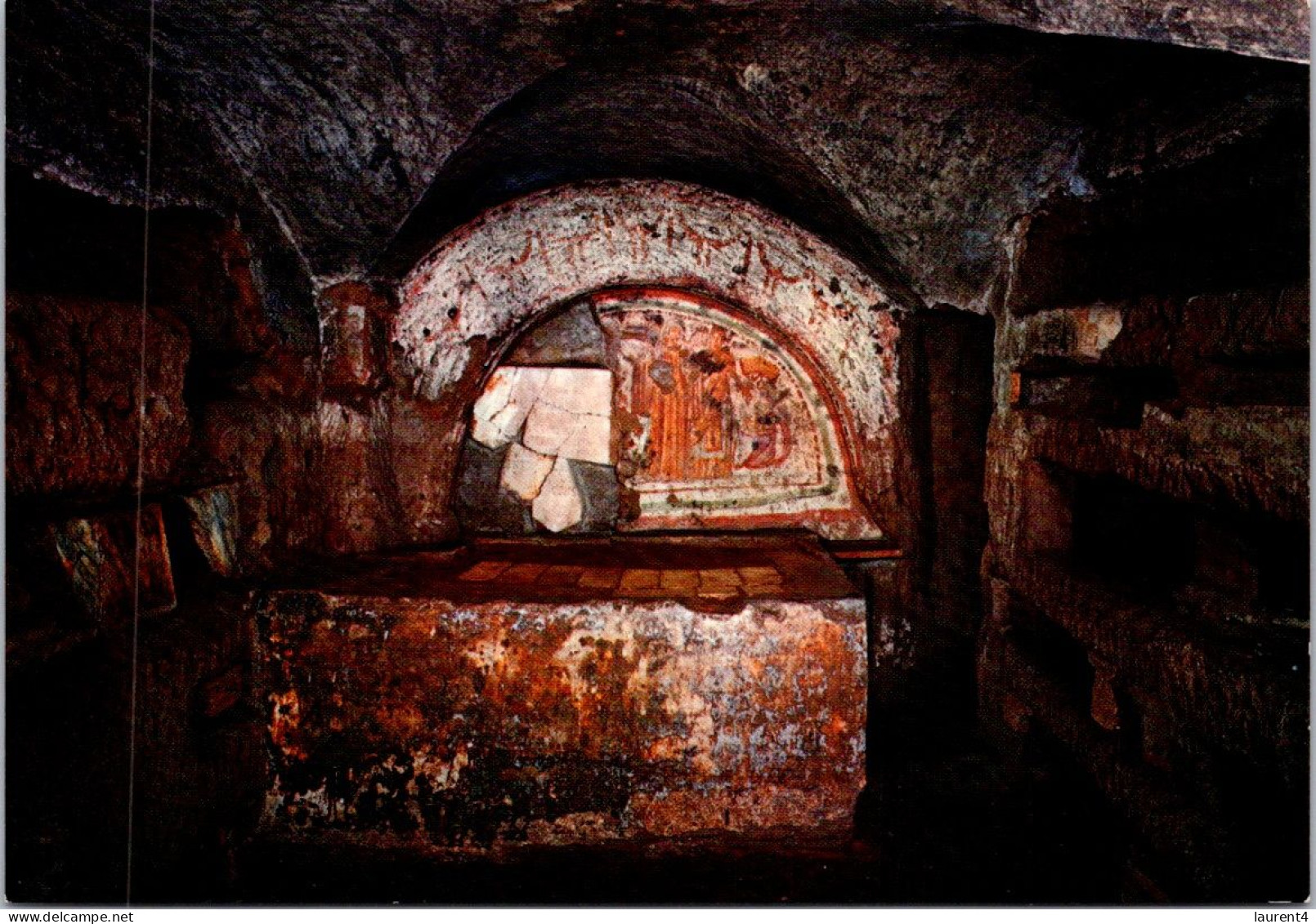 21-5-2024 (5 Z 43) Italy - Roma Catacomba (2 Postcards) - Other & Unclassified