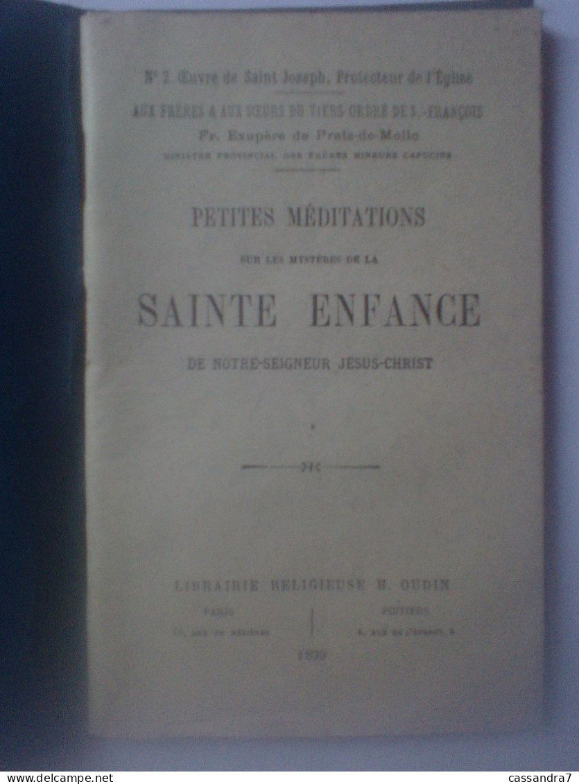 N°2 Oeuvre St-Joseph Fr. Exupère De Prats De MolloPetites Méditations Sur Les Mystères De La Sainte-enfance De J.C. - Religione