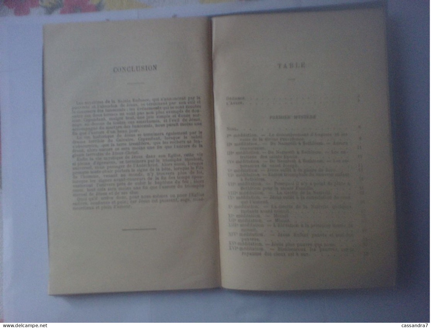 N°2 Oeuvre St-Joseph Fr. Exupère De Prats De MolloPetites Méditations Sur Les Mystères De La Sainte-enfance De J.C. - Religione