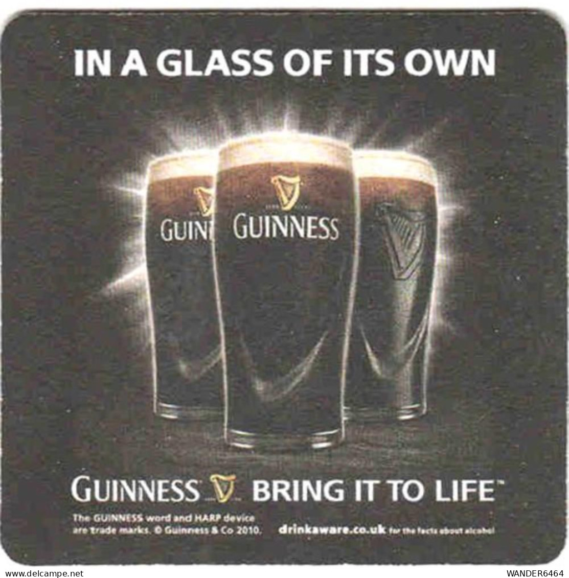 GUINNESS BREWERY  BEER  MATS - COASTERS #0056 - Sotto-boccale