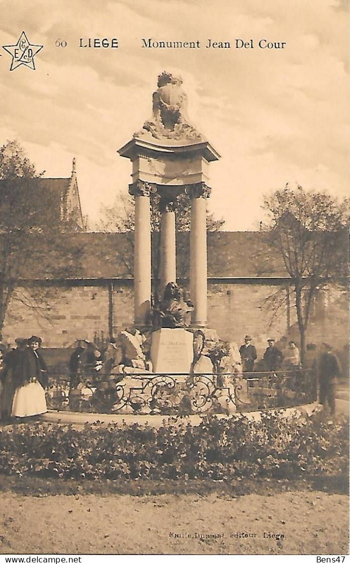 Liège Monument Jean Del Cour - Liege