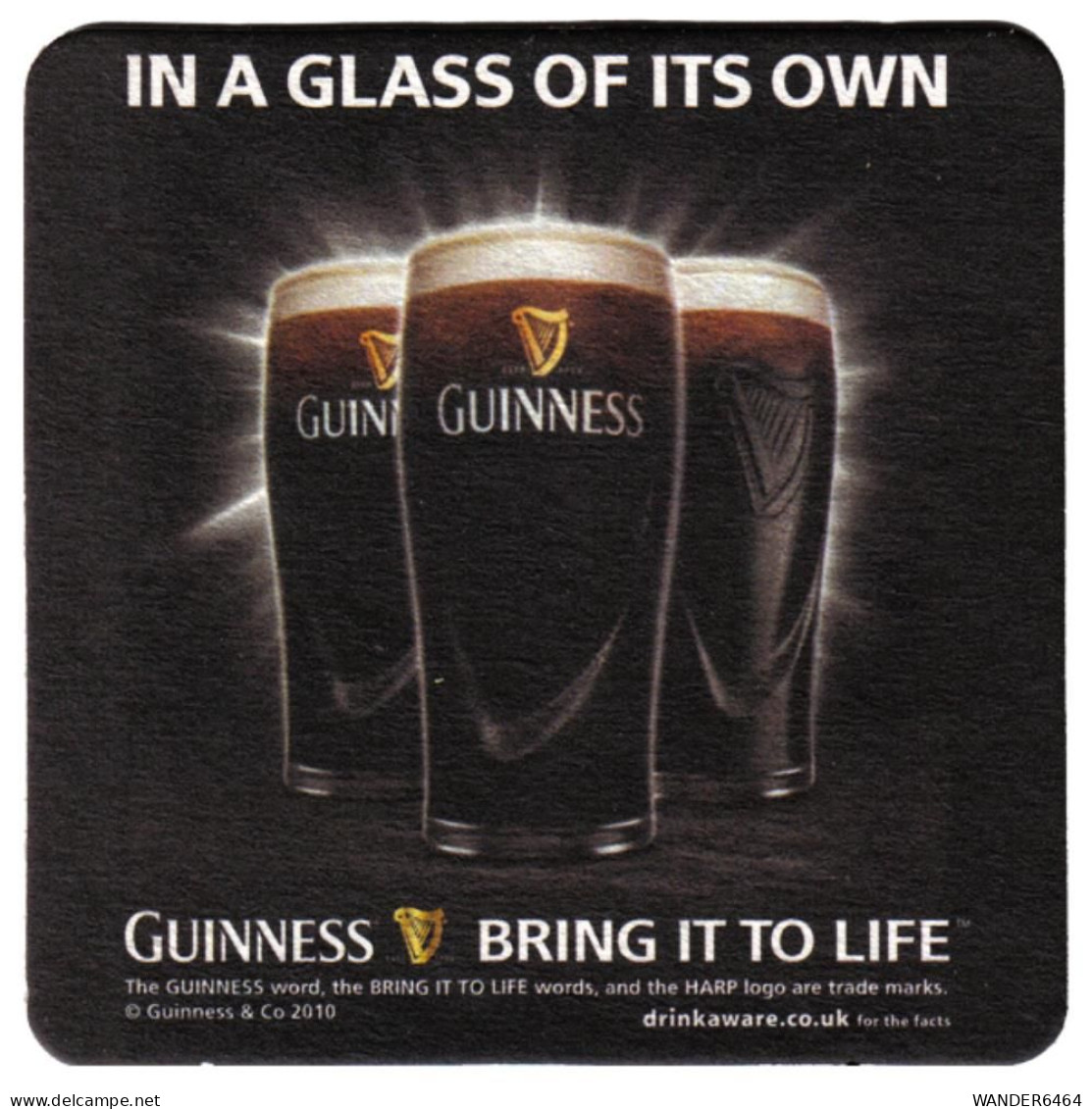 GUINNESS BREWERY  BEER  MATS - COASTERS #0056 - Sotto-boccale
