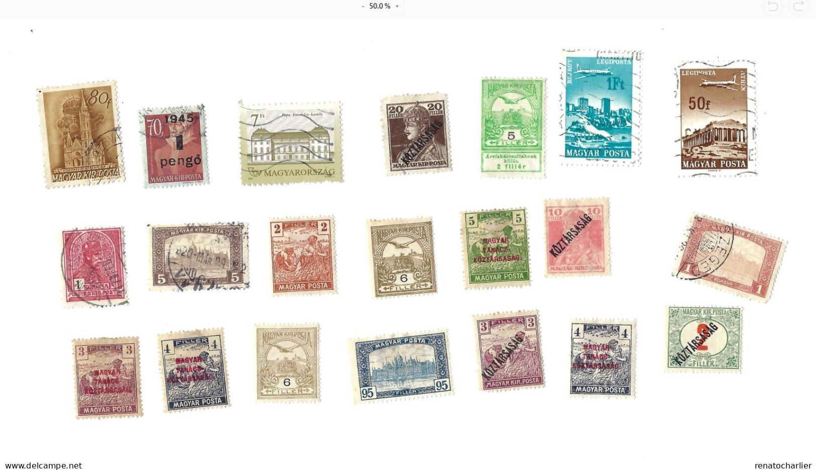 Collection De 110 Timbres  Oblitérés. - Verzamelingen