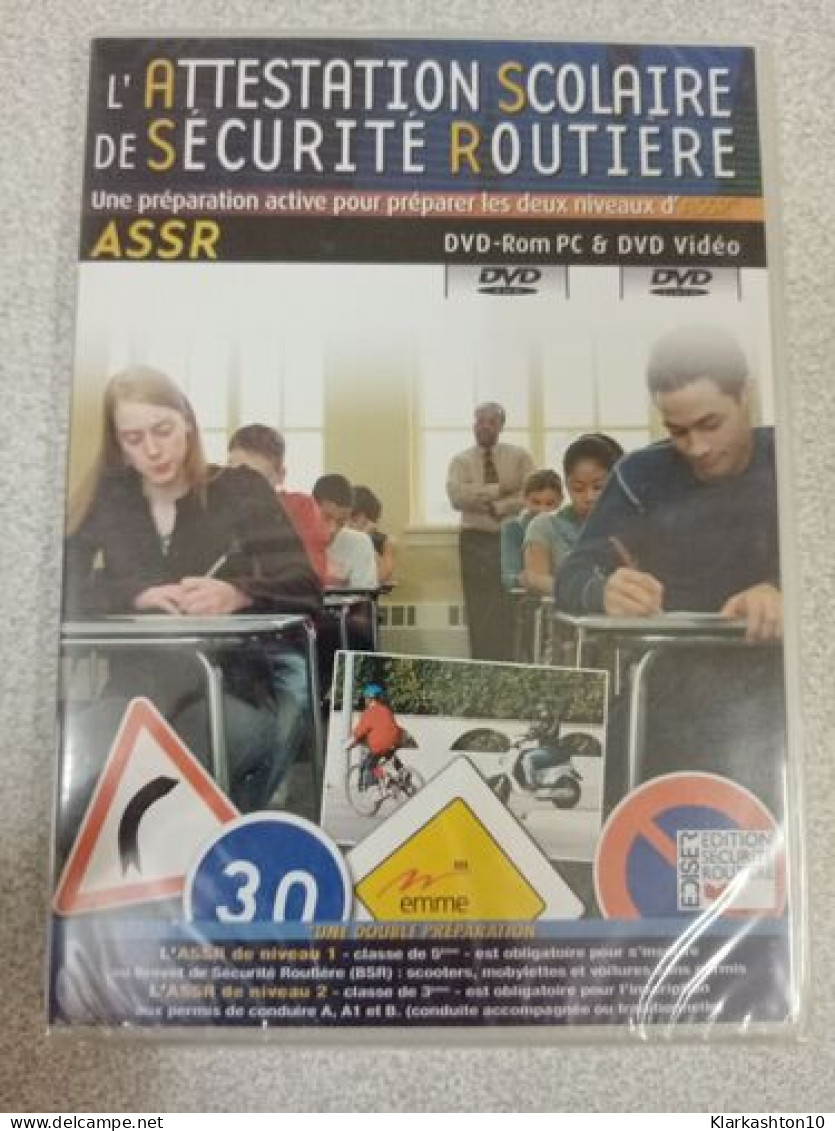 Dvd - L'Attestation Scolaire De Sécurité Routiére - Sonstige & Ohne Zuordnung