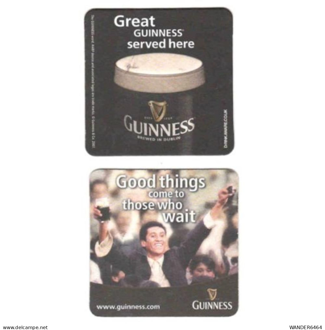 GUINNESS BREWERY  BEER  MATS - COASTERS #0059 - Sous-bocks