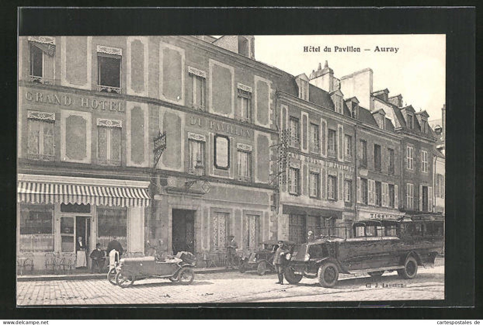 CPA Auray, Hôtel Du Pavillon  - Auray