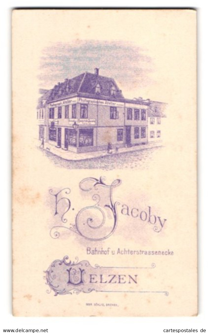 Fotografie H. Jacoby, Uelzen, Achterstr., Ansicht Uelzen, Gebäude Des Fotografen Von Aussen  - Lieux