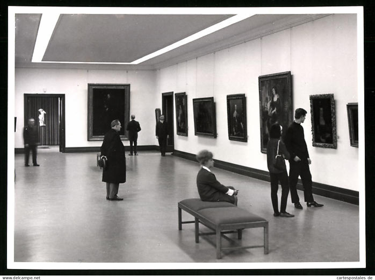 Fotografie Unbekannter Fotograf, Ansicht Berlin-Dahlem, Gemälde-Gallerie Im Museum Dahlem 1964  - Lieux