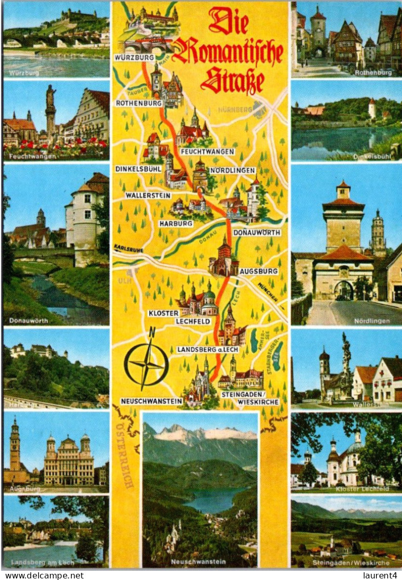 21-5-2024 (5 Z 43) Germany - Map - Cartes Géographiques