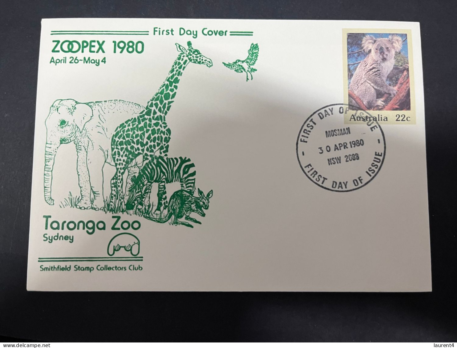 21-5-2024 (5 Z 44) Australia FDC - 1 Cover - ZOOPEX Philatelic Stamp Show Sydney (koala) - Esposizioni Filateliche
