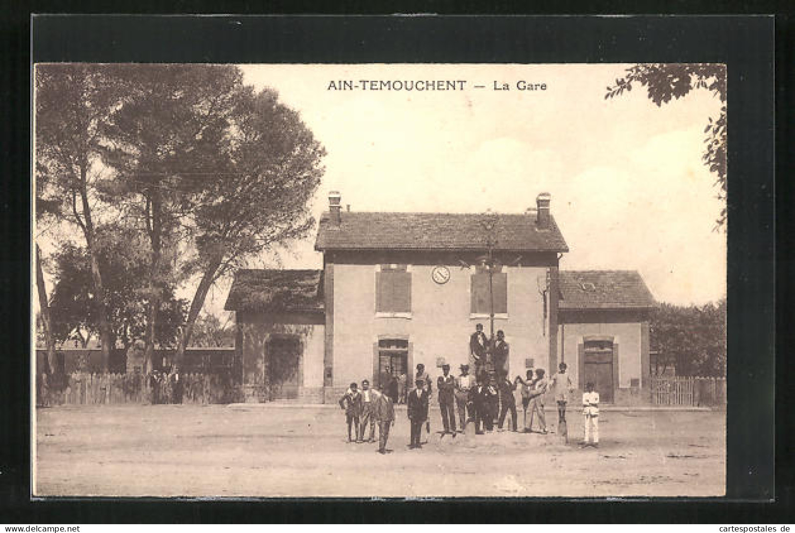 CPA Ain-Temouchent, La Gare, La Gare  - Algeri