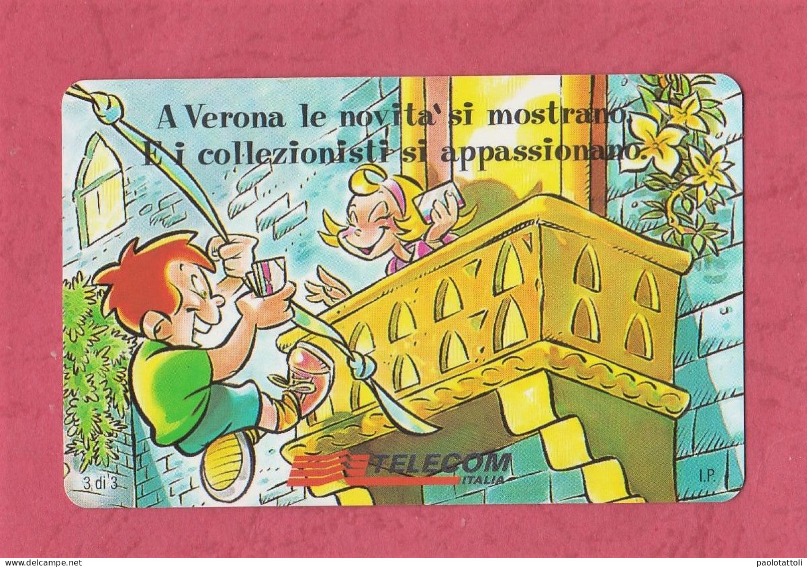 Italia - Italy- New, Nuova. Prepaid Phone Card, TELECOM 91° Veronafil,5000L, Ed.Pubblicenter, Ex. 31.12.00 - Publiques Ordinaires