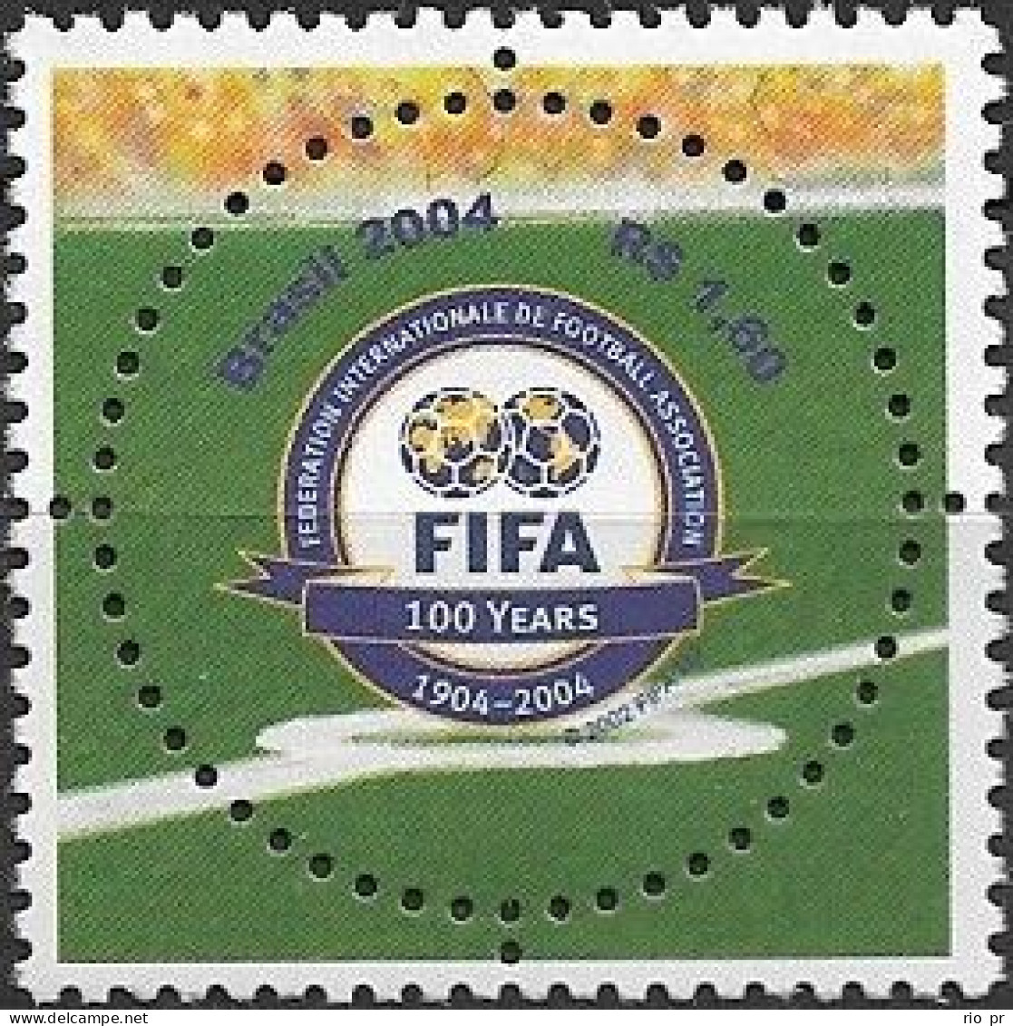 BRAZIL - CENTENARY OF FIFA, FÉDÉRATION INTERNATIONAL DE FOOTBALL ASSOCIATION 2004 - MNH - Otros & Sin Clasificación