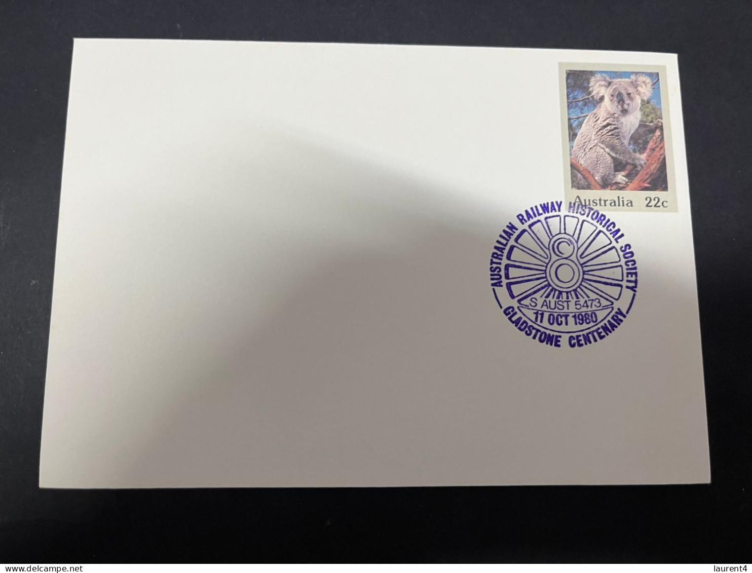 21-5-2024 (5 Z 44) Australia FDC - 1 Cover - Australian Railway Historical Society (Koala) 1980 - Trains