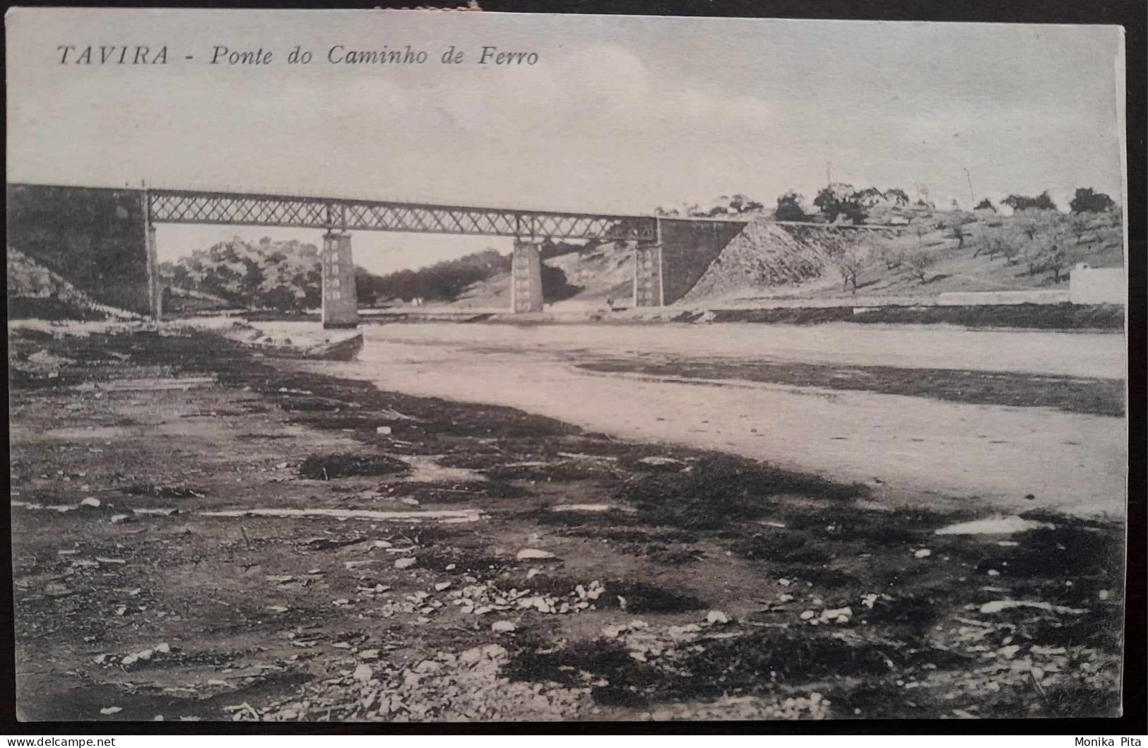 POSTCARD - ALGARVE - TAVIRA - Ponte Do Caminho De Ferro (Edição Da Tabacaria Santos - Tavira) Circulado - Faro