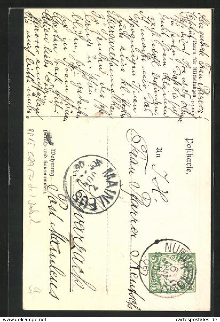 Künstler-AK Nürnberg, Jubiläums-Landes-Industrie-Gewerbe U. Kunstausstellung 1906, PP15 C89, Männer Mit Fahnen  - Expositions