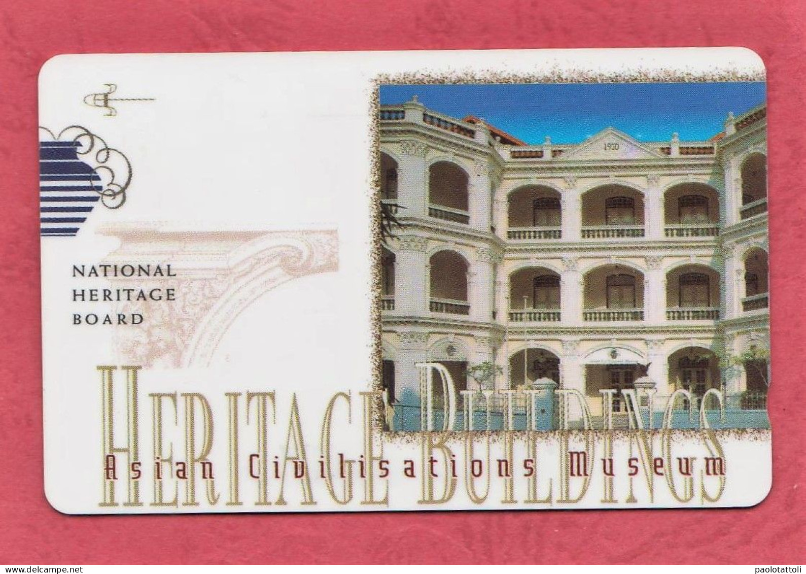 Singapore- National Heritage Board. Heritage Buildings. Asian Civilizations Museum - Singapore Telecom. - Singapour