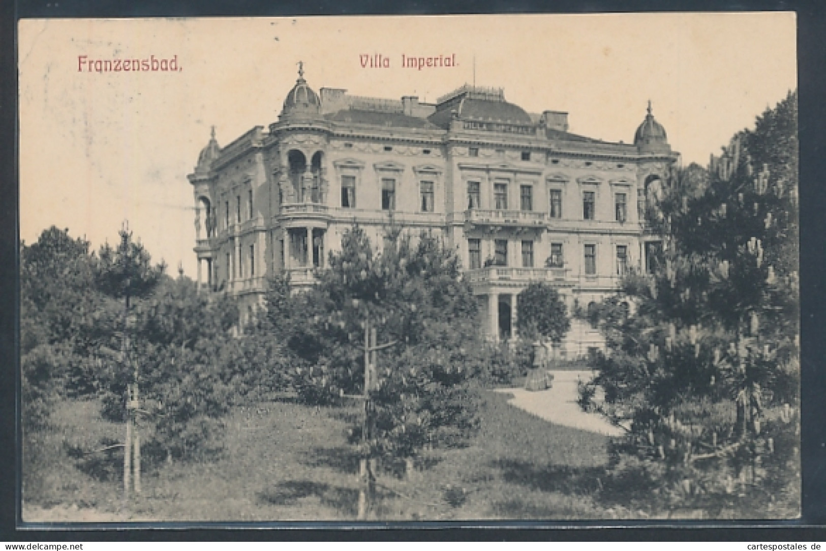 AK Franzensbad, Villa Imperial  - Czech Republic