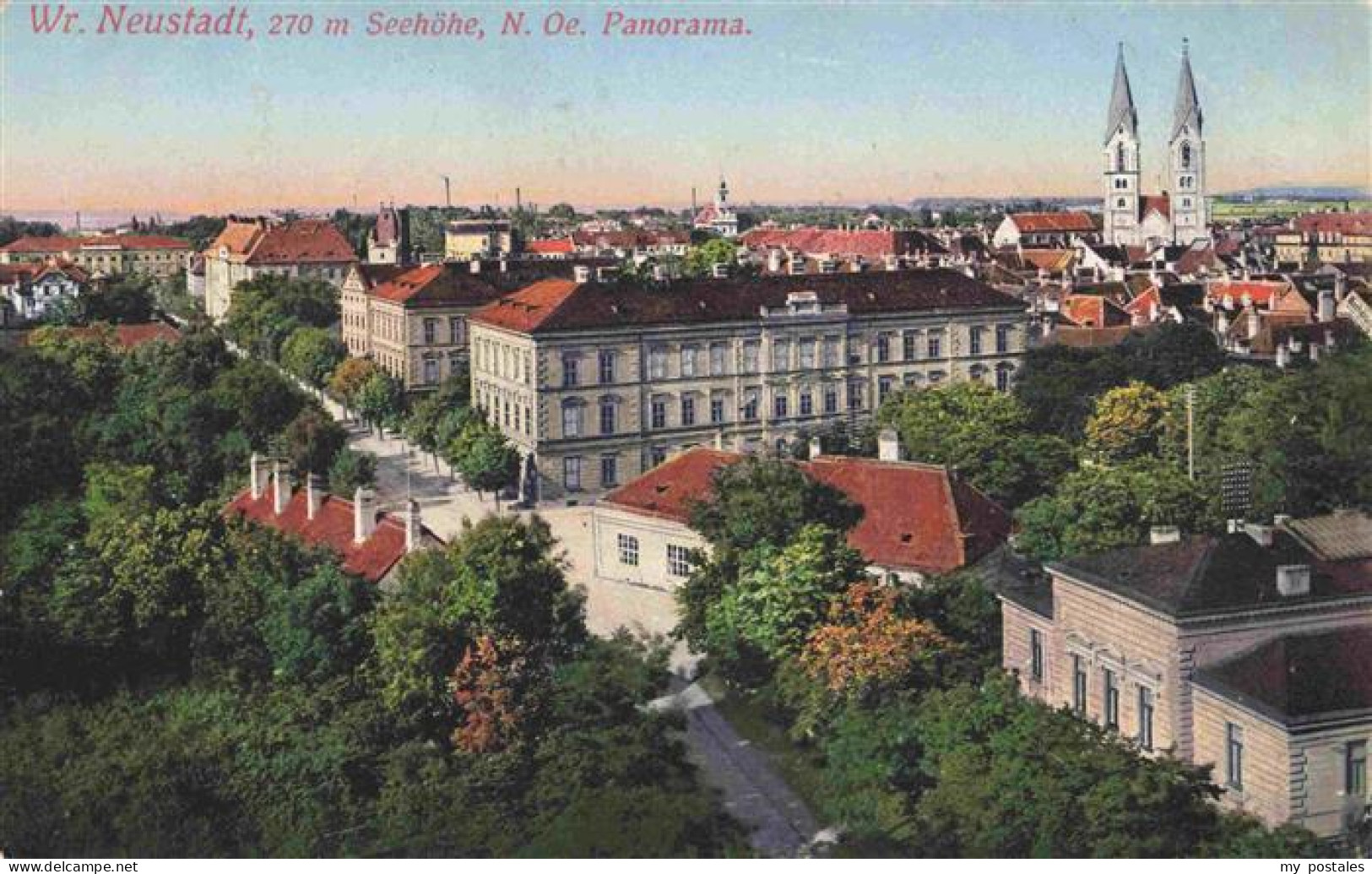 73977505 Wiener_Neustadt_Niederoesterreich_AT Panorama - Andere & Zonder Classificatie