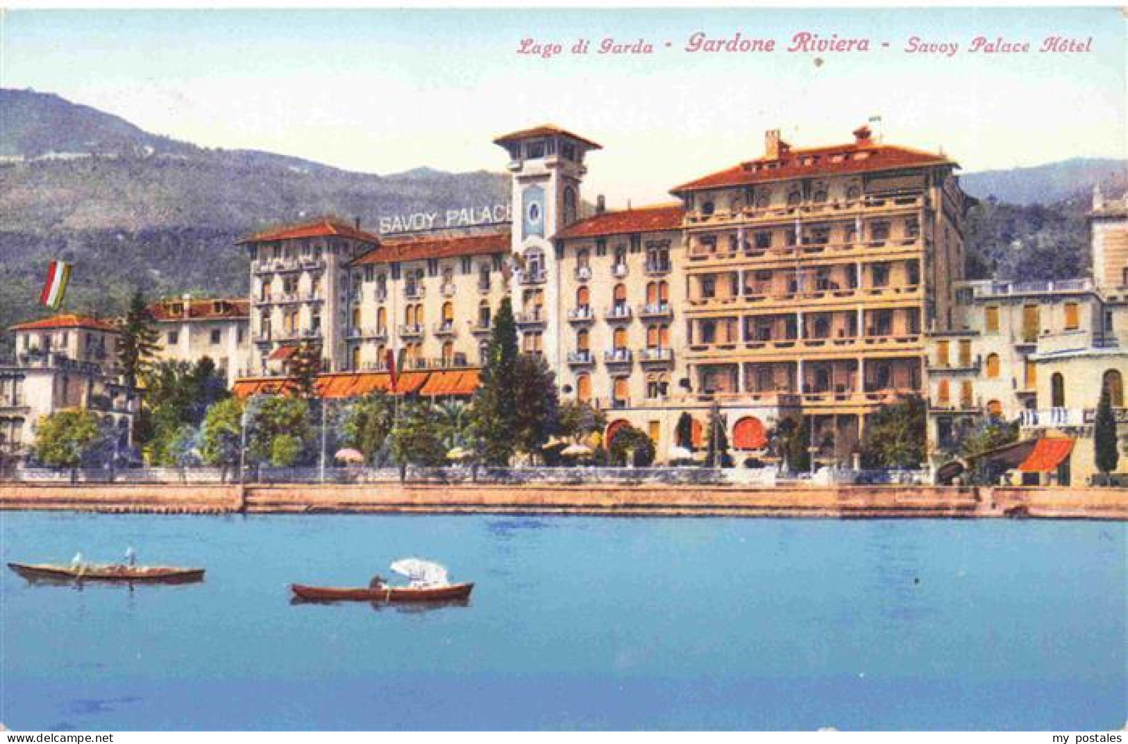 73977493 Gardone_Riviera_di_Garda_IT Savoy Palace Hotel Ansicht Vom Gardasee Aus - Otros & Sin Clasificación