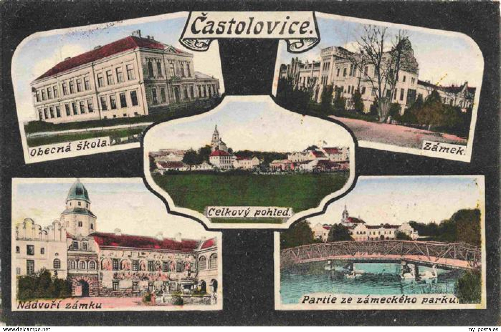 73977464 Castolovice_Rychnov_nad_Kneznou_Reichenau_Nemocnice_CZ Schule Schloss P - Tchéquie