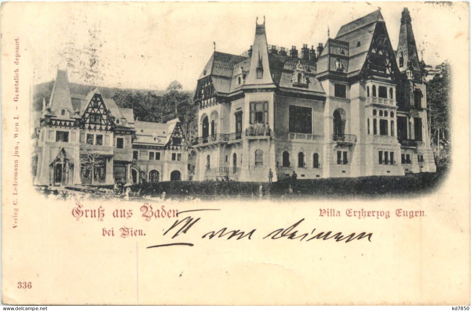 Gruss Aus Baden Bei Wien - Villa Erzherzog Eugen - Baden Bei Wien